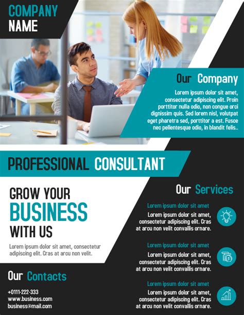 Business Consulting Flyer Template